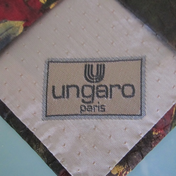 Ungaro Men's Silk Tie - Picture 3 of 5